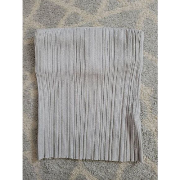 Madewell × Aimee Song Shimmer Tube Top M NWT - Picture 4 of 8